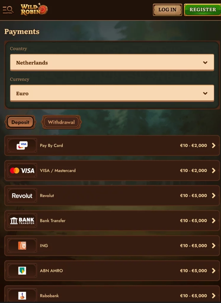 Wild Robin Toevoegen aan het Beginscherm op iPhone en iPad